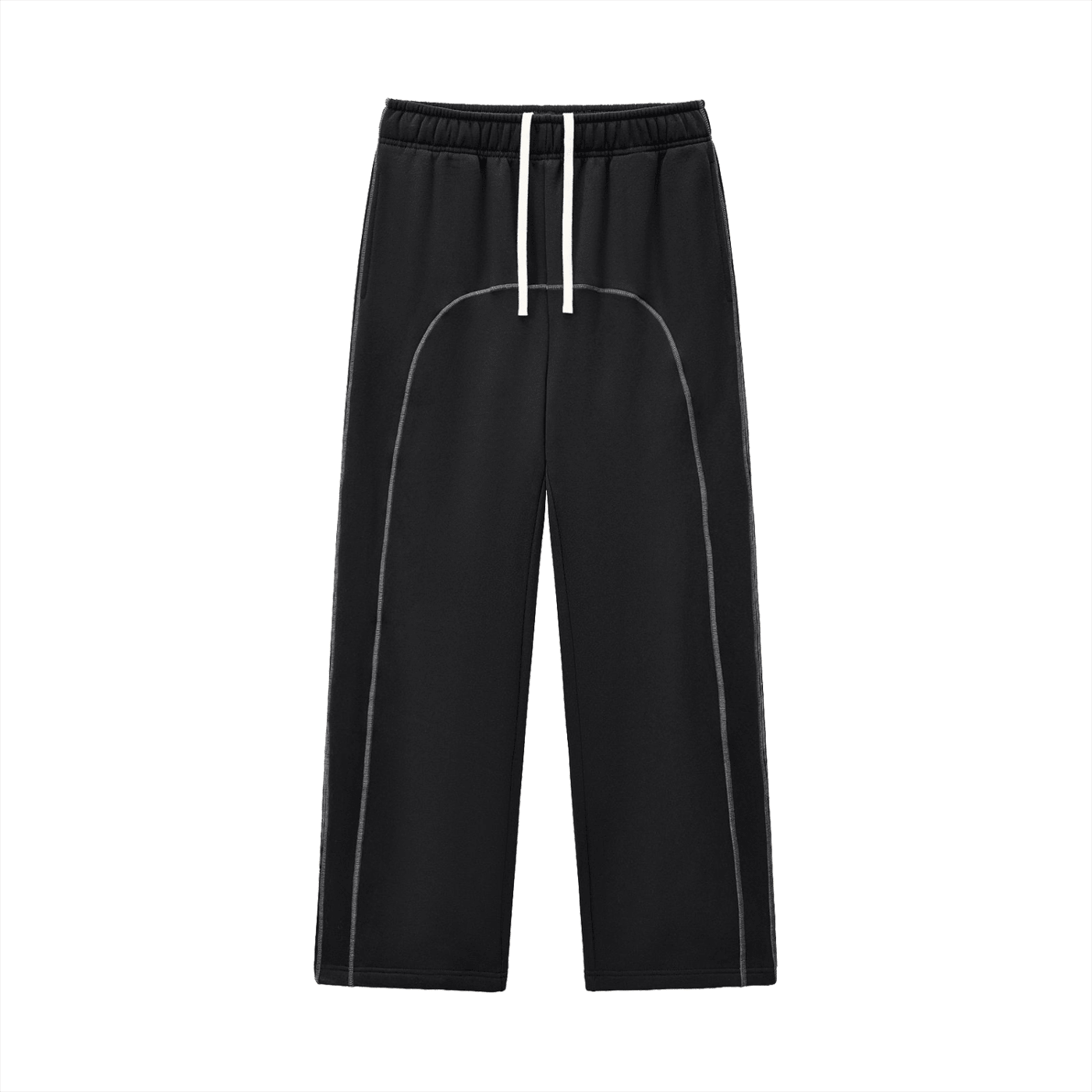 Contrast - Stitched Fleece Sweatpants - Simpleblanks