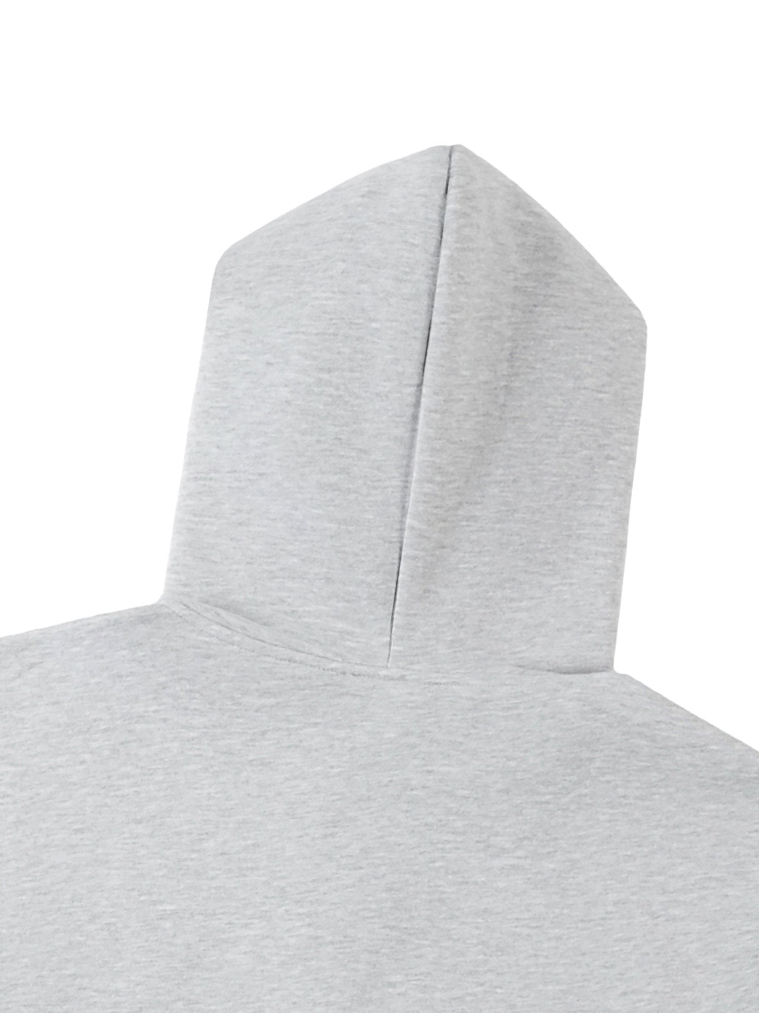 Contrast - Stitched Boxy Fleece Hoodie - Simpleblanks